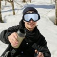 thumbnail image 3 of Almencla 2x Lunettes de Sécurité de Ski pour Neige Lunettes Anti-Buée Lunettes de Protection pour Moto Argent 2 Pcs, 3 of 7