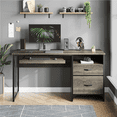 thumbnail image 4 of Bestier 55 inch Computer Desk with Drawers Keyboard Tray Home Office Desk, 4 of 11