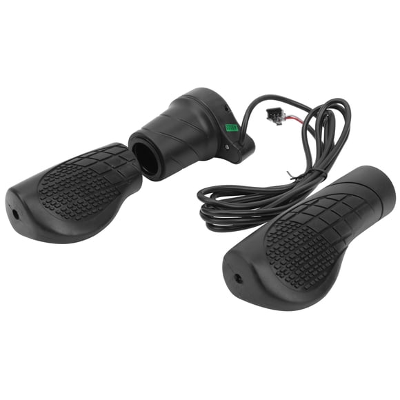 Rubber Half Twist Throttle, Easy To Install Anti Slip Wear Resistance Waterproof Half Twist Throttle Handle For Mountain Bike