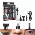 thumbnail image 4 of Nose Hair Clipper Trimmer Set  Mens Nose Hair Trimmer Set  Mens Hair Trimmer Set  Ear Hair Trimmer Set  Electric Eyebrows Trimmer  3 In 1 Rechargeable Mens Hair Removal Nose Ear, 4 of 8