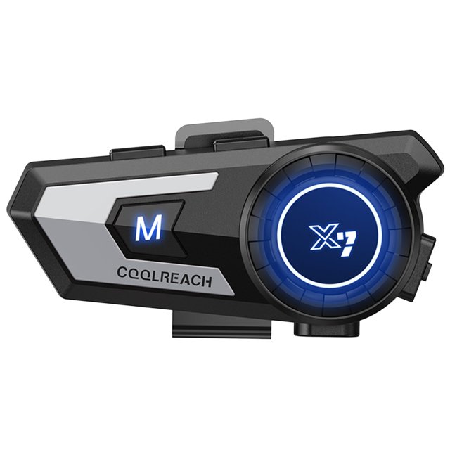 Casque Bluetooth pour Moto, Haut-Parleur Casque Intercom Écouteur Bluetooth 5.0 Réduction de Bruit Intelligente Longue Portée Casque de Moto Écouteurs Bluetooth