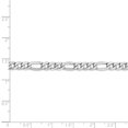 thumbnail image 4 of 14K White Gold 5.35mm Semi-Solid Figaro Chain, 4 of 4