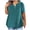 ZD-Navy, variant on CFLVAEK Big Oversized Cotton Shirts for Women Loose Fit Notch V Neck Shirts with Pocket Casual Short Sleeve Blouses Plus Size Trendy Female Clothing Green XXXXXL