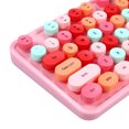 thumbnail image 3 of Mofii Sweet Keyboard Combo Mixed Color 2.4G Wireless Keyboard Set Circular Suspension Key for PC Laptop Pink, 3 of 7
