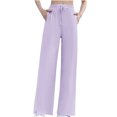 thumbnail image 2 of RKSTN Womens Pants Wide Leg Pants With Loose Drape, High Elasticity, Sun Protection, Quick Drying Sports Pants Loose Comfortable Pants, 2 of 5