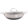 thumbnail image 1 of Wok en acier inoxydable Verka Tri Ply (Karahi) avec couvercle, 28cm, 1 of 3