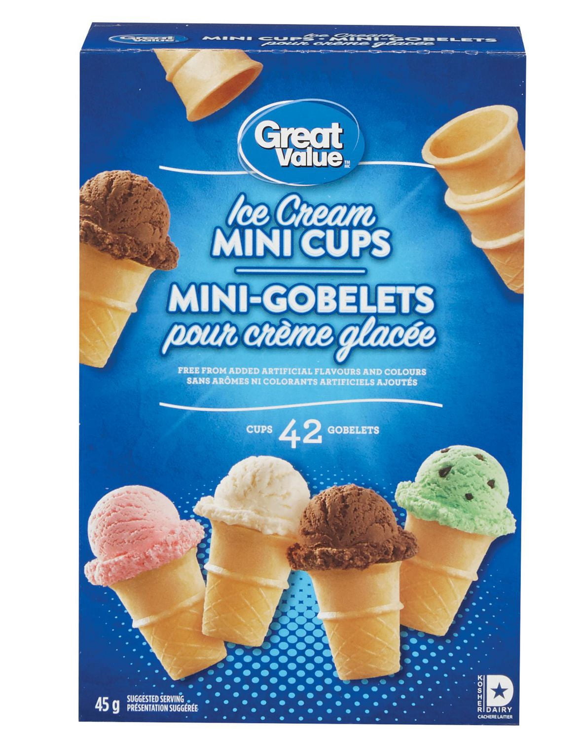 Great Value Ice Cream Mini Cups