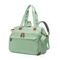 thumbnail image 4 of Xuanheng Diaper Bag Backpack Travel Bag Large Capacity Wear Resistant with Shoes Compartment Pacifier Case for Clothes Trip Essentials Green, 4 of 8