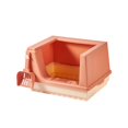 thumbnail image 1 of GROWTH TANK Cat Litter Box Litter Tray Bottom Detachable Semi Enclosed with Shovel Polished Orange S, 1 of 9