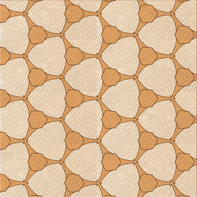 Ahgly Company Machine Washable Indoor Square Transitional Golden Blonde Gold Area Rugs, 4' Square