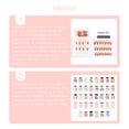 thumbnail image 3 of ziyahi False Nail Wearable Perfect Matching Simple to Wear No Irritating Odor Fake Fingernail Breathable Press Type Adjustable Paster Type 16 Type 28 F741 1Set, 3 of 6