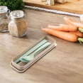 thumbnail image 4 of Chmadoxn Kitchen Gadgets, Kitchen Accessories, Kitchen Utensils, Kitchen Tool Spoon Chopsticks And Fork Three-piece Tableware Set Cutlery Cutlery, 4 of 5