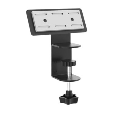 Miulika Pince de Montage de Bureau pour Barre d'Alimentation Pince sur Support de Barre d'Alimentation pour Bureau Maison Noir