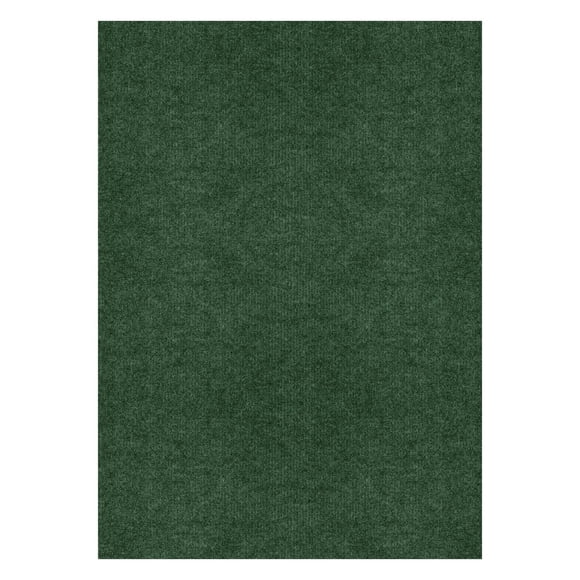 Tapis extérieur aiguilleté à côte unique 183 cm x 244 cm Mainstays, vert