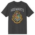 thumbnail image 1 of Harry Potter Hogwarts Crest Heather Charcoal T-Shirt, 1 of 2