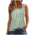 thumbnail image 1 of Birdeem T-Shirt Mode Femme Imprimé Confortable Ample Sans Manches, 1 of 12