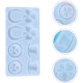 thumbnail image 5 of Resin Charm Molds St. Patricks Day Silicone Shamrock Earring Casting Molds Pendant DIY, 5 of 5