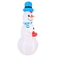 thumbnail image 1 of Occasions 7 Foot Inflatable Swirling Lights Snowman with Tipping Hat, 1 of 8
