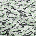 thumbnail image 1 of oneOone Georgette Viscose Dark Blue Fabric Bird Craft Projects Decor Fabric Printed By The Yard 42 Inch Wide, 1 of 4