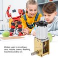 thumbnail image 3 of DC6V Single Shaft  Gear Motor, High Density Molecular Paint Coating, Load Bearing Capacity, Drive Fluently, All Metal, For Intelligent Cars, Robots, Ovens, Washing Machines, 3 of 8