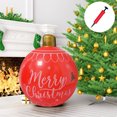 thumbnail image 1 of Boovnll Christmas Tree Decorations, Inflatable Christmas Decoration Ball Festive Outdoor Courtyard Pendant Printed Pvc Toy Ball, Christmas Decorations, Christmas Decor, Christmas Decorations Indoor, 1 of 8
