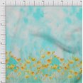 thumbnail image 1 of oneOone Cotton Poplin Fabric Leaves & Flower Panel Printed Craft Fabric BTY 42 Inch Wide, 1 of 3