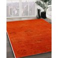 thumbnail image 2 of Ahgly Company Indoor Square Mid-Century Modern Red Oriental Area Rugs, 7' Square, 2 of 6