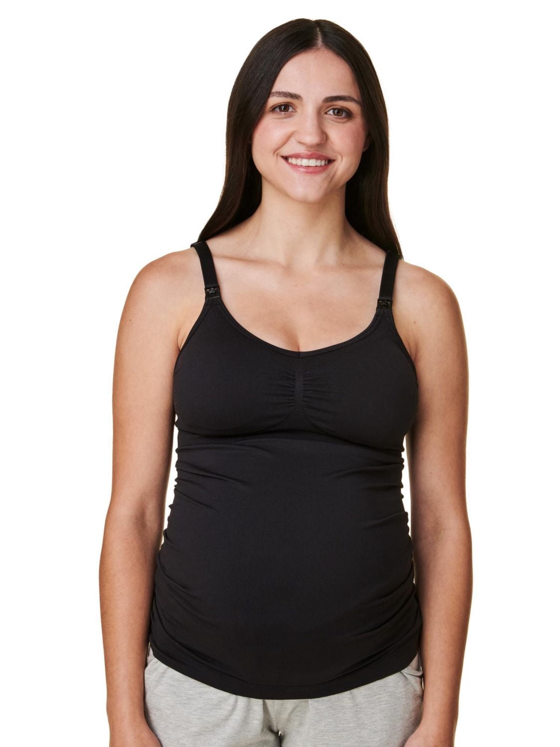 Basics by Bravado Women's Slimming Maternity and Nursing Cami
