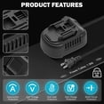 thumbnail image 4 of 110V to 18V DC Converter Compatible with Bosch 18V Cordless Tool,Power Source Option for Bosch MultiVolt Tools,500W Max Power with 1.8M Cable, 4 of 4
