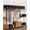 thumbnail image 3 of Oterri File Box with Lid, Letter/Legal Size Filing Cabinet, File Folder Organizer Box, Filing Box for Hanging File Folders, File Storage Box with Lid, 2 Packs, Black (No Folders), 3 of 8