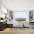 thumbnail image 3 of Designart Set de Housse de Couette 'art Floral en Vitrail Blanc', 3 of 4