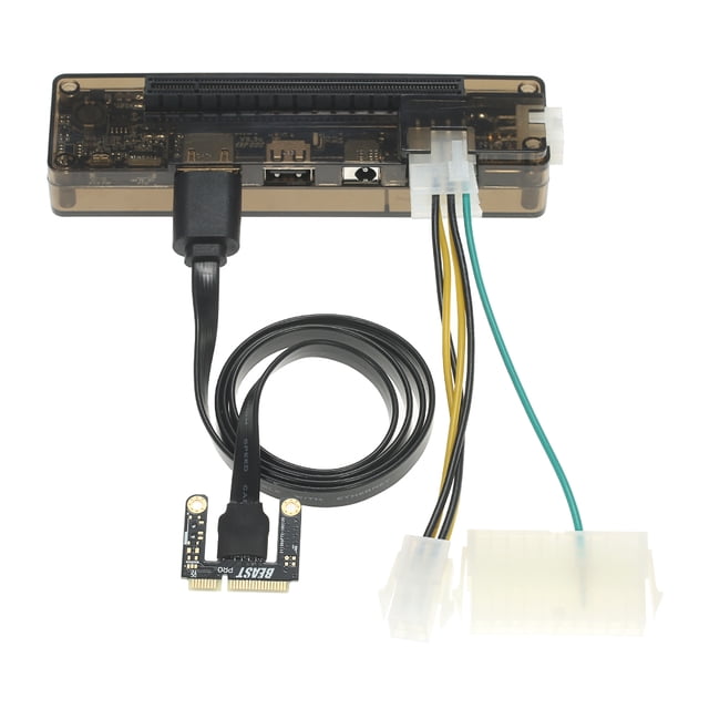 BEAST Series External Laptop Graphics Card Dock with MINI PCI-E Interface - Supports PCI-E X16 (X1 Mode, Upgradable to X4), ATX Power, Compatible with Win7/10 & NVIDIA GTX Models (650-1080), for