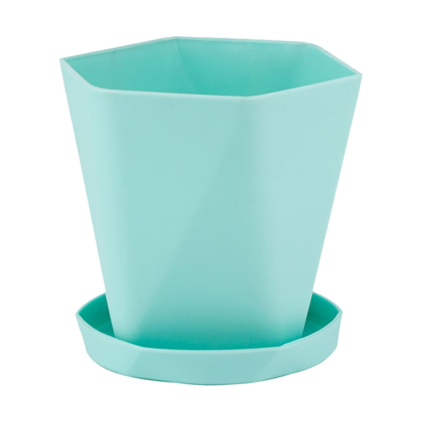 YATLTE Plant Pots, Plastic Planters Indoor Flower Plant Pots, Nordic Thickened Large Flower Pot, Flower Seedlings Nursery Pot/Planter/Flower Pot with Pallet, Modern Decorative Gardening Containers