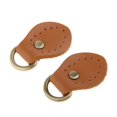 thumbnail image 1 of simhoa 2 Pcs Boucles à Pression en Cuir PU pour Accessoires de Fabrication de Sacs à Main Marron, 1 of 8