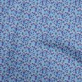 thumbnail image 1 of oneOone Rayon Medium Blue Fabric Kalamkari Craft Projects Decor Fabric Printed By The Yard 56 Inch Wide, 1 of 5