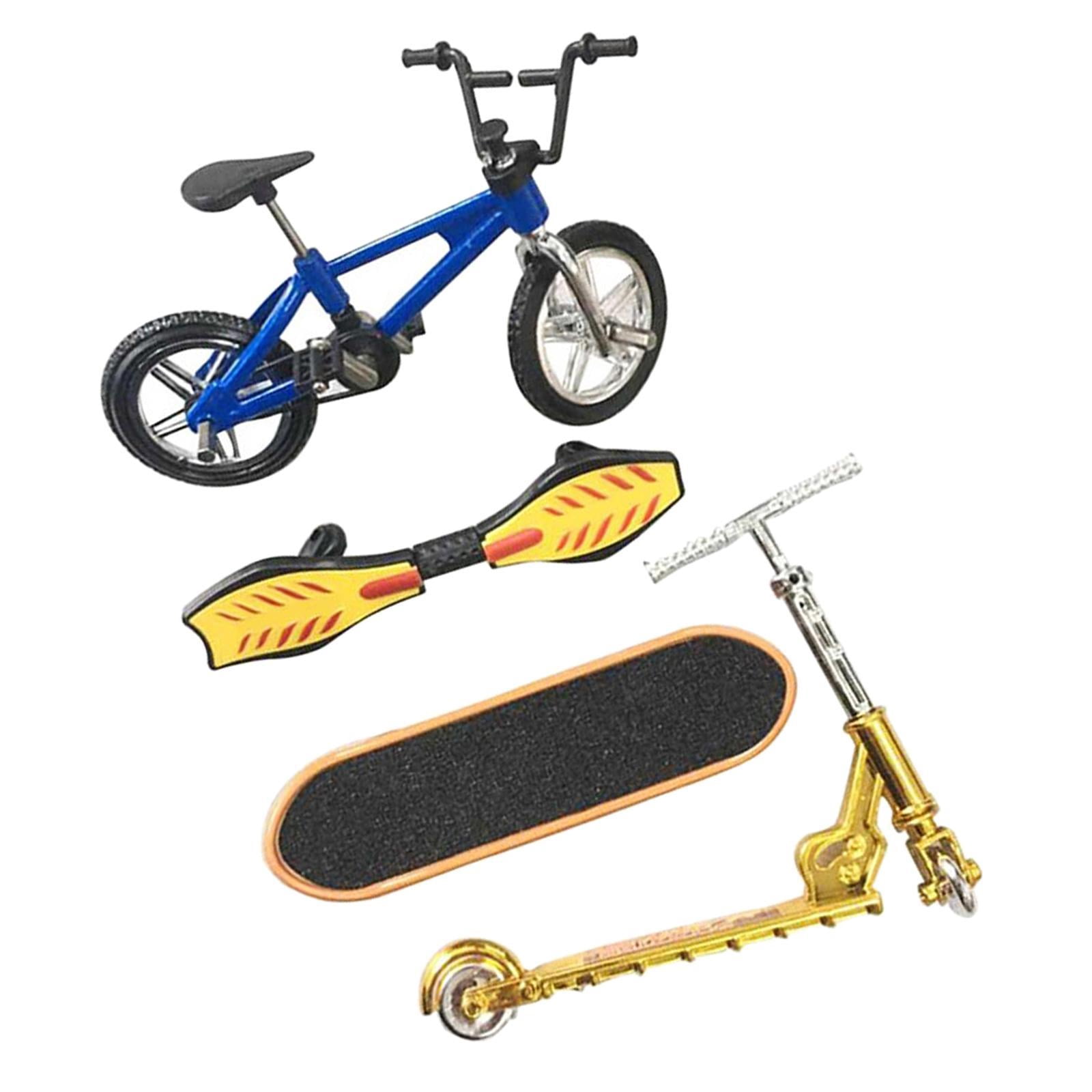 segolike Mini Finger Toys Set Skateboards Finger Bikes Scooter Tiny Swing Board A A