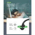 thumbnail image 4 of BestOffice Armless Ergonomic Mesh Office Chair with Lumbar Support, Adjustable Swivel Task Chair, Green, 4 of 7