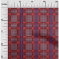 thumbnail image 1 of oneOone Polyester Lycra Fabric Tartan Check Print Fabric BTY 56 Inch Wide, 1 of 4