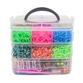thumbnail image 1 of KLKCMS Rubber Bands Bracelet Kits Assorted Beads Pendants Loom Bracelet Making Kits for S, 1 of 9