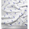 thumbnail image 1 of Soimoi polyester Crepe Fabric Brush Stroke & Cactus Tree Print Sewing Fabric Yard 42 Inch Wide, 1 of 3