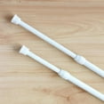 thumbnail image 5 of HAOANTension Curtain Rod 24 To 43inch (White) Adjustable Tension Rods Spring Curtain Rods No Drilling Extension Rod, 5 of 5