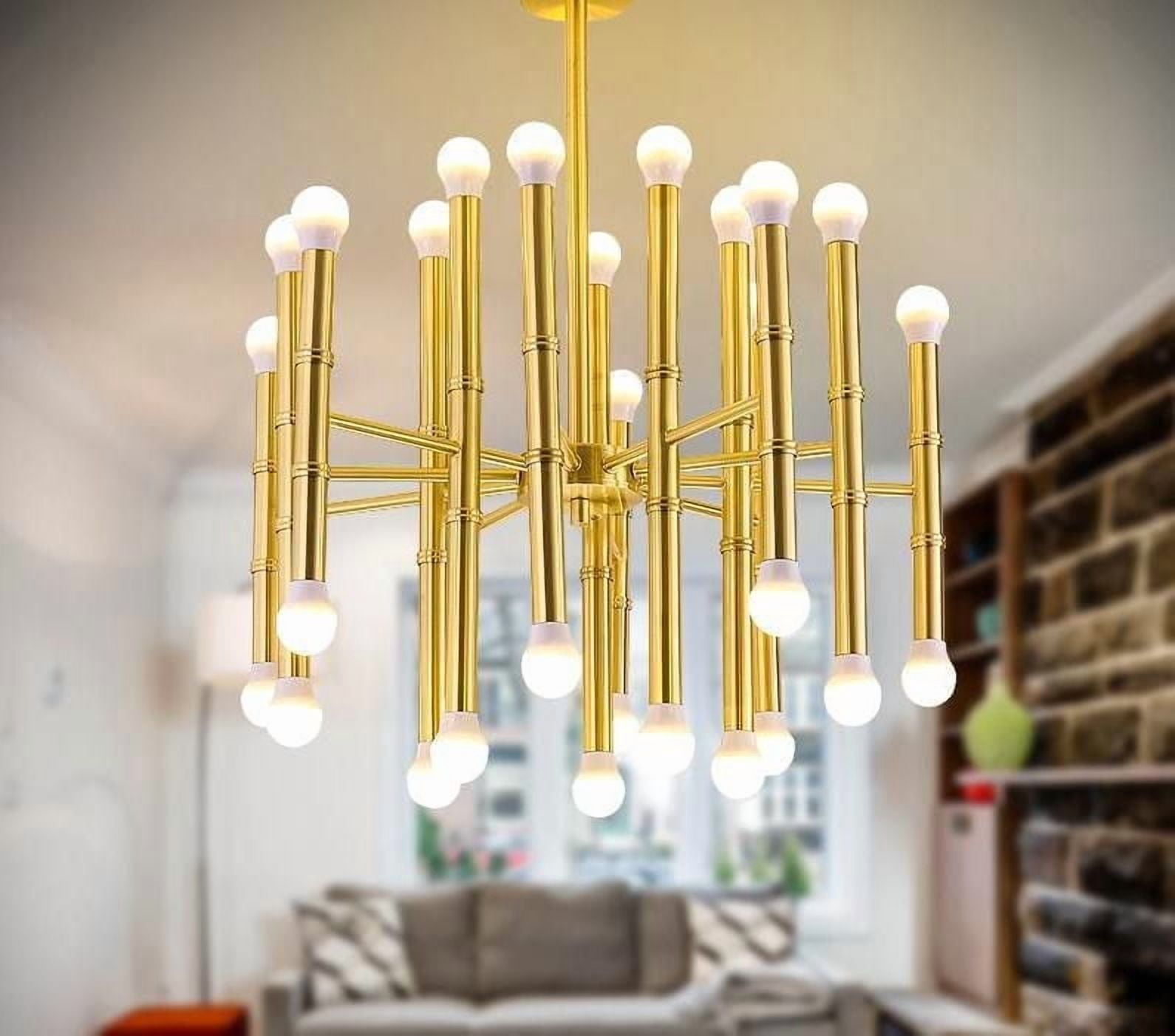 Plata Import Crown Gold Pendant Light