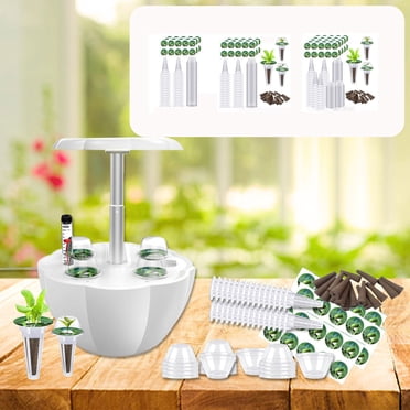 Vaidha Green Seed Pod Kit Green Leafy Vegetables, Romaine And Butterhead Lettuce Seed Pod Kit (Kit 1: 30pcs/set (Seedling Cover. Stickers. Planting Basket) Kit 2: 30p