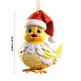 thumbnail image 3 of Meitianfacai Cute Rooster Car Pendant Home Tree Decoration Christmas Tree Ornament Home Decor, 3 of 6