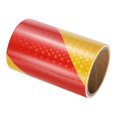 thumbnail image 1 of Unique Bargains Reflective Tape, 4 Inch x 10 Ft Waterproof Safety Adhesive Tape for Trailers, Red Yellow, 1 of 6