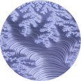 thumbnail image 1 of Ahgly Company Tapis d'Intérieur Lavables en Machine, Ronds, Bleus, Ardoises, Ronds de 3', 1 of 7