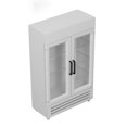 thumbnail image 4 of Dollhouse Refrigerator, Wood Dollhouse Fridge Double Door Easy To Store Keeps Attention Exquisite Workmanship Portable Simulation  For 1:12 Dollhouse White,Yellow,Black,Blue,Red, 4 of 8