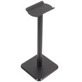 thumbnail image 4 of UPGRATOR Black Aluminum Headset Holder Mount Weighted Headphone Stand Convenient Desktop Headphone Rack, 4 of 7