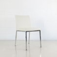 thumbnail image 3 of Kahlo Modern Leatherette & Stainless Steel Side Chair - Contract Grade, 3 of 8