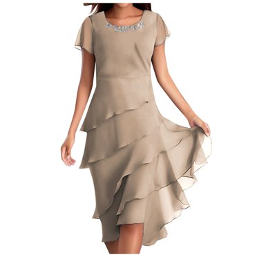 2025 Robe à Col en V pour Dames à Manches Courtes, à Lacets, Imprimée, Grande Jupe, Robe d'Été pour Femmes, Robe Maxi pour Dames, Robes d'Été Décontractées pour Femmes, Robe de Saison, Robes Chemise Maxi, Robes Longueur Genou fo